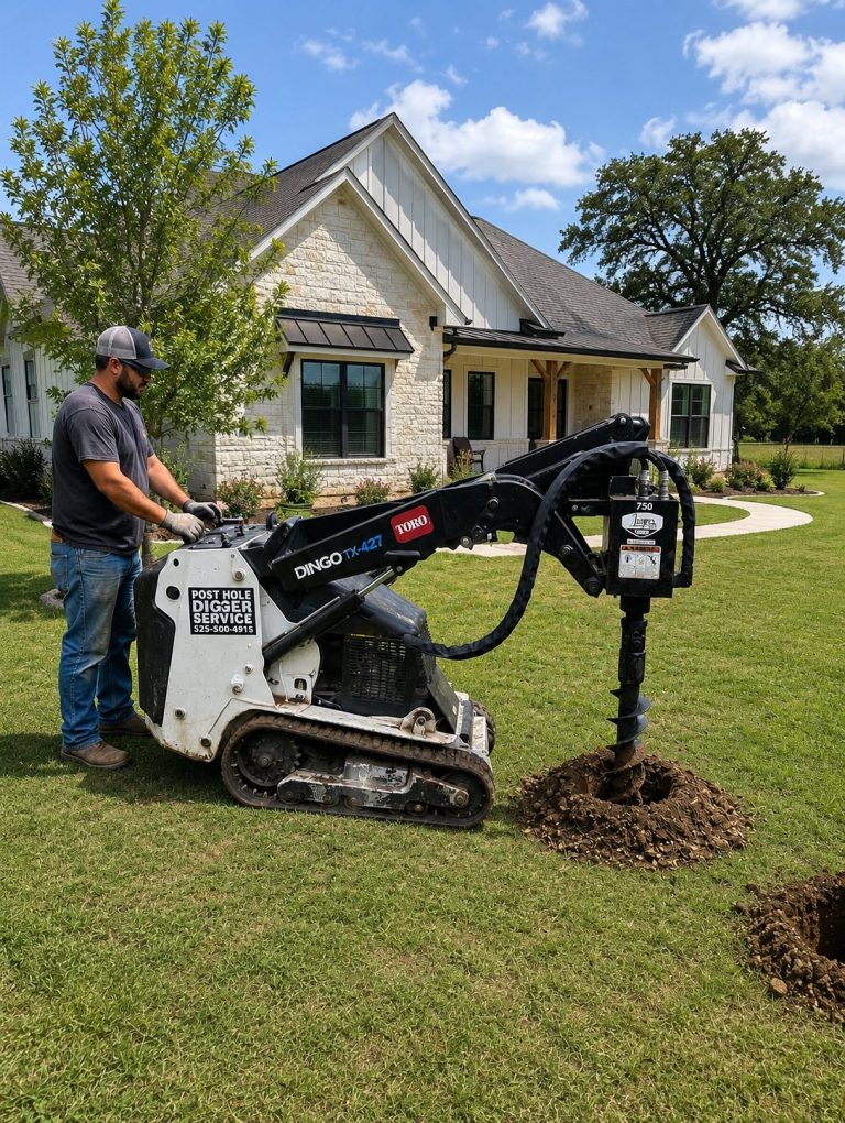 Auger rental comparison in Abilene TX between DIY equipment and contractor servicesabilene tx