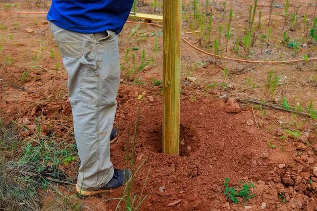 Commercial fence post installation service in Abilene TX