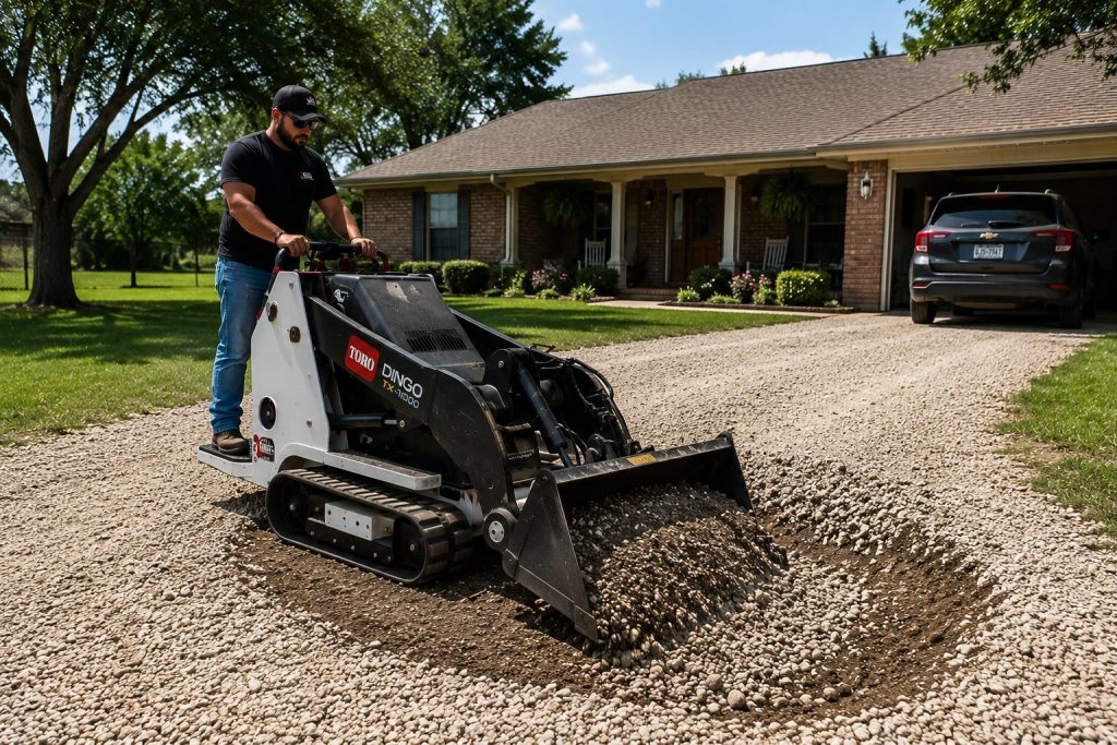gravel driveway edge repair abilene tx