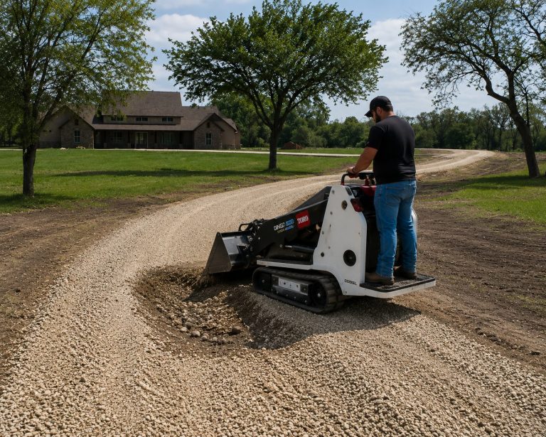 gravel spreading abilene tx driveway
