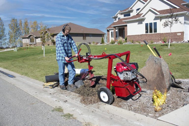 Mailbox post hole drilling service in Abilene TX