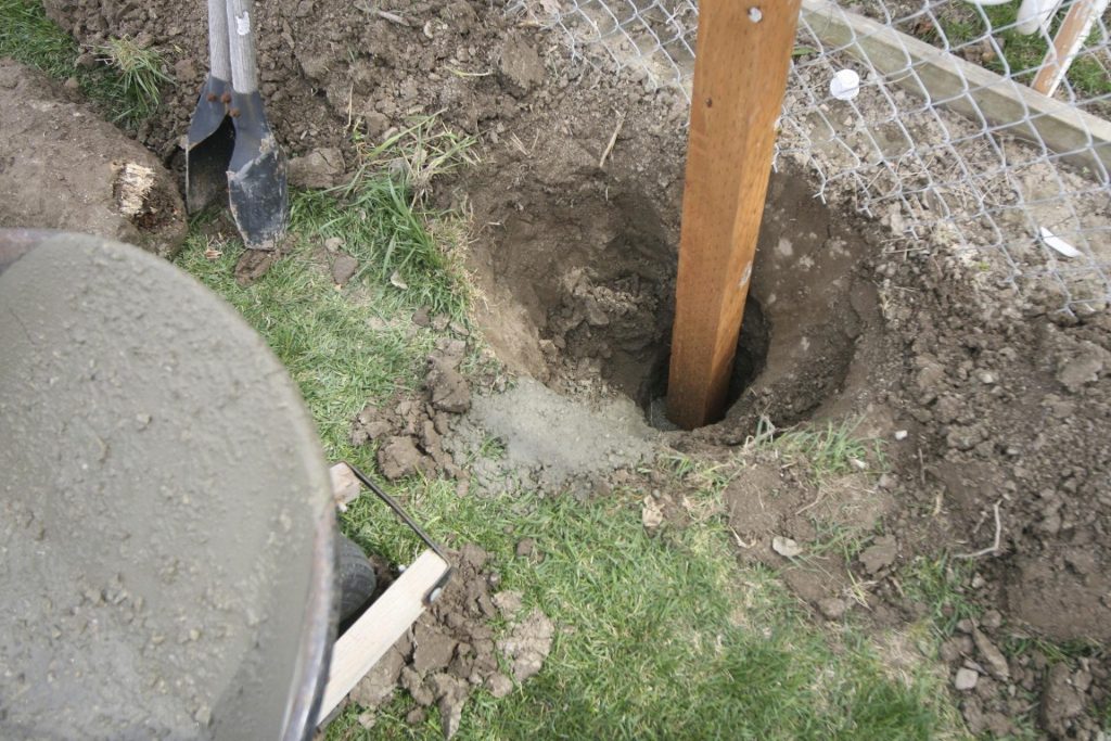 Pipe fence post drilling in Abilene Texas