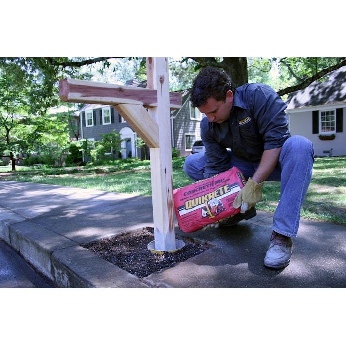Residential mailbox post installation in Abilene TX