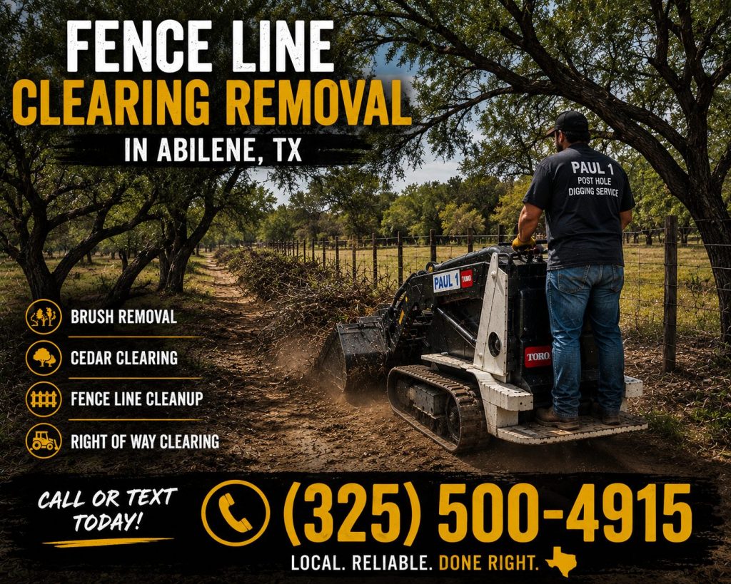 Right of way clearing service in Abilene TX